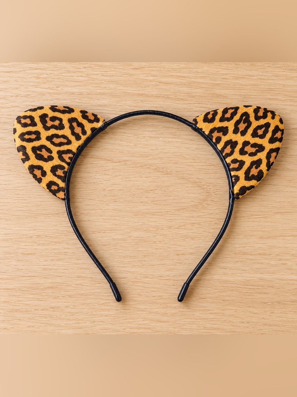 Amazon Leopard Print Cat Ear Headband in Yellow and Black